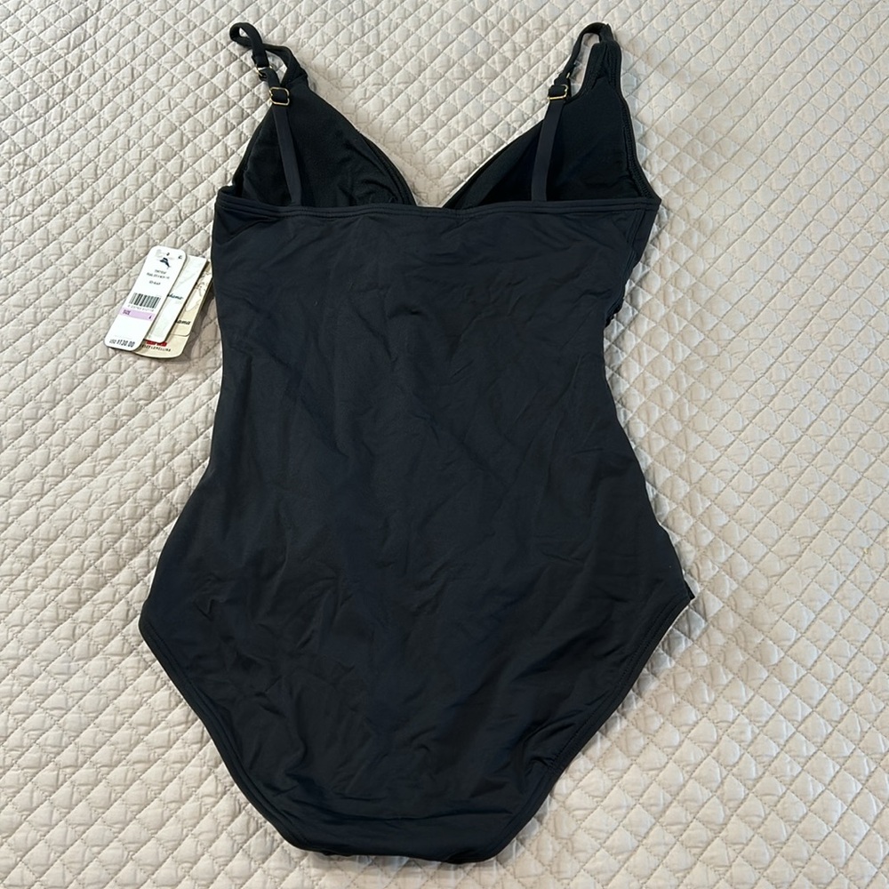 Tommy Bahama Pearl V-Neck 1 pc Swimsuit - 10 - New - Picture 6 of 7